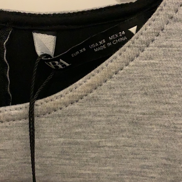 Zara GREY crop top - Picture 4 of 4